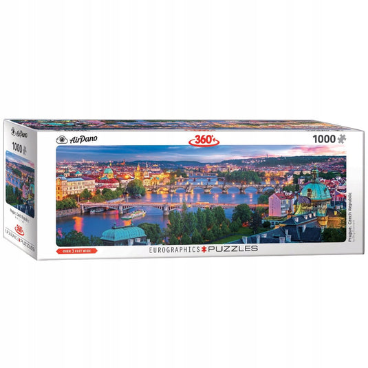 Eurographics panorama puzzel 1000 stukken - praag