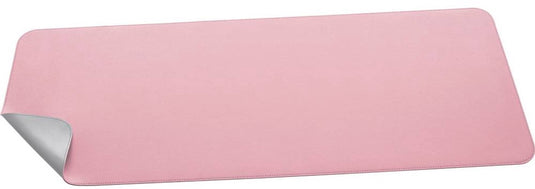 Sigel bureauonderlegger 80 x 30 cm roze zilver dubbelzijdig