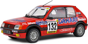 Peugeot 205 gti 1,6l #132 rallye monte-carlo 1986 - 1:18 - solido