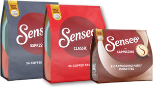Senseo koffiepads variatiepakket - 3 smaakvarianten - 80 pads