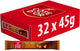 Cote d'or côte d'or chocolade reep melk hele hazelnoten doos 32 x 45g repen - chocoladerepen en tabletten - chocoladebar - chocolade om uit te delen - voorraad - cadeau