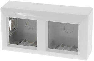 Jung as500 opbouwraam - 2-voudig polarwit