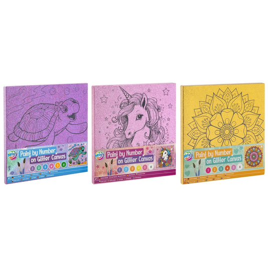 Grafix moxy schilderen op nummer glitter