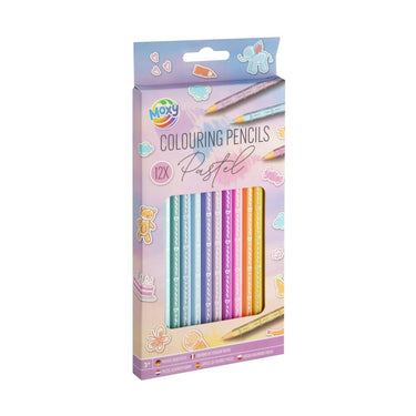 Moxy pastel kleurpotlodenset 12-delig