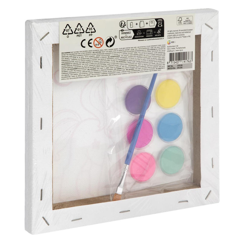 Load image into Gallery viewer, Moxy verf je eigen canvas 19,5x19,5cm
