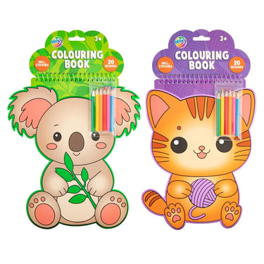 Moxy dierenvorm kleurboek 20 vel + 6 potloodjes