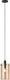 Eglo polverara hanglamp - 1 lichts - ø18 cm - e27 - glas - zwart