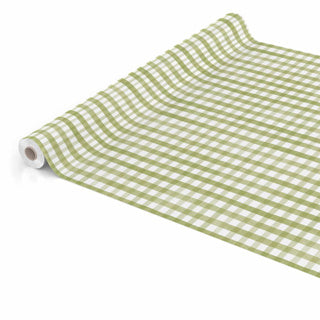 Load image into Gallery viewer, Via chasse tafelzeil pvc 140 cm gingham olive
