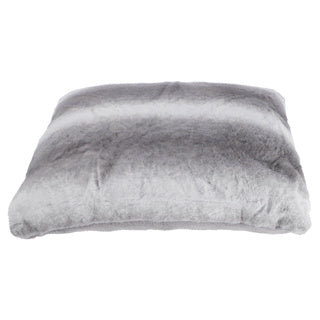 No brand kussen grey 45x45 cm rabbitfur look | 2 stuks