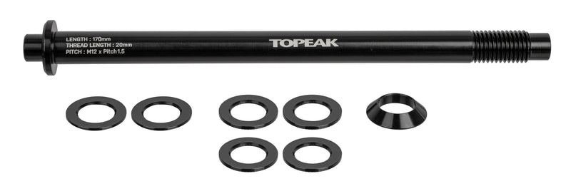 Load image into Gallery viewer, Topeak z__i___rak series thru-axle - pitch 1.5mm thread - shimano e-thru
