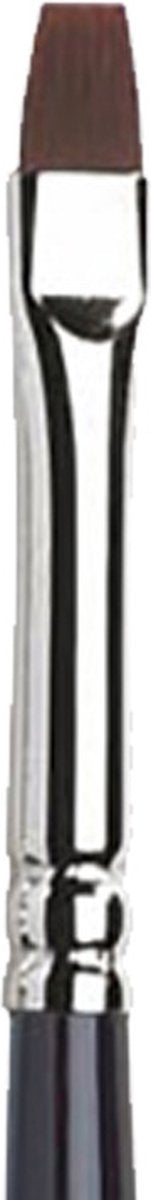 Winsor newton galeria - acrylverf penseel - korte platte vorm - lange steel - no. 2 kwast - 5,5mm