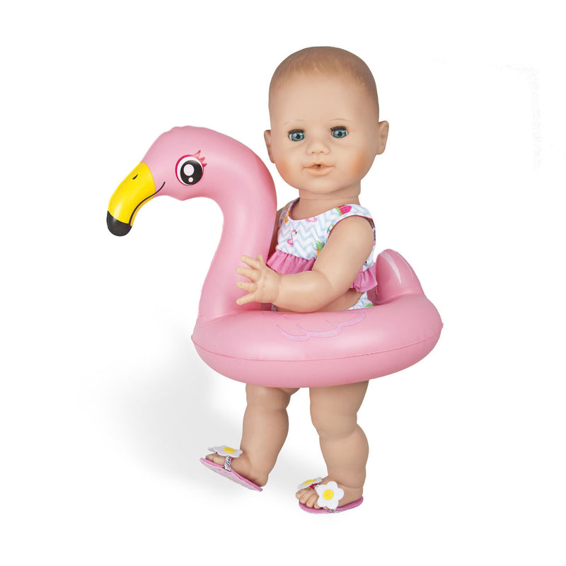 Load image into Gallery viewer, Heless poppen zwemset flamingo, 35-45 cm
