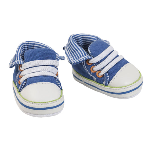 Heless poppenschoenen sneakers blauw, 38-45 cm