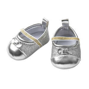 Heless poppenballerina's glitter - zilver, 38-45 cm