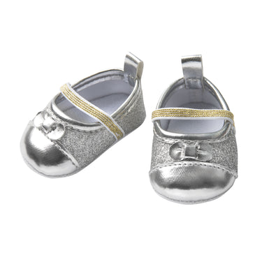 Heless poppenballerina's glitter - zilver, 38-45 cm