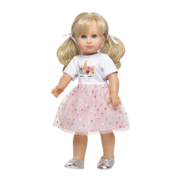 Heless poppenjurk eenhoorn, 28-35 cm