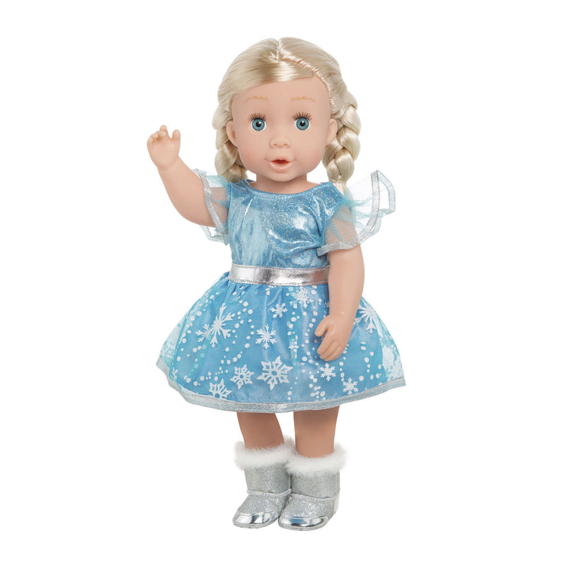 Load image into Gallery viewer, Heless poppenjurk ijsprinses met cape, 28-35 cm
