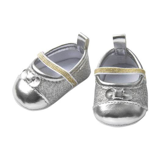 Heless poppenballerina's glitter - zilver, 30-34 cm
