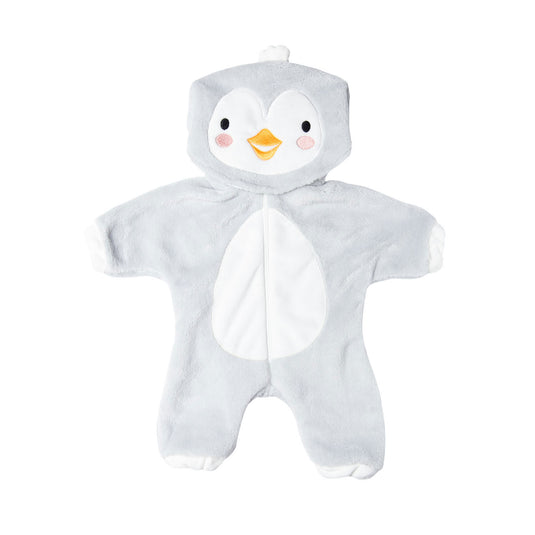 Heless poppenoutfit onesie pinguin, 28-35 cm