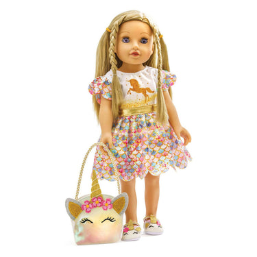 Heless puppen-tasche einhorn, gr. 35-45 cm