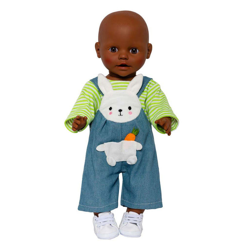 Load image into Gallery viewer, Heless pu-latzhose ringelshirt bunny lou, 35-45
