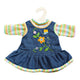 Heless Trendy Poppenjurk met T-shirt Blauw, 28-35 cm