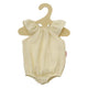 Heless poppenbody geel met ruches, 28-35 cm