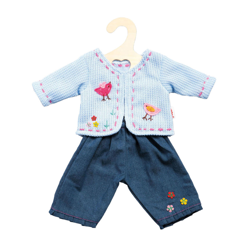 Load image into Gallery viewer, Heless jack met spijkerbroek blauw, 28-35 cm
