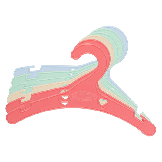 Heless poppenhangers pastelkleuren - 6st.