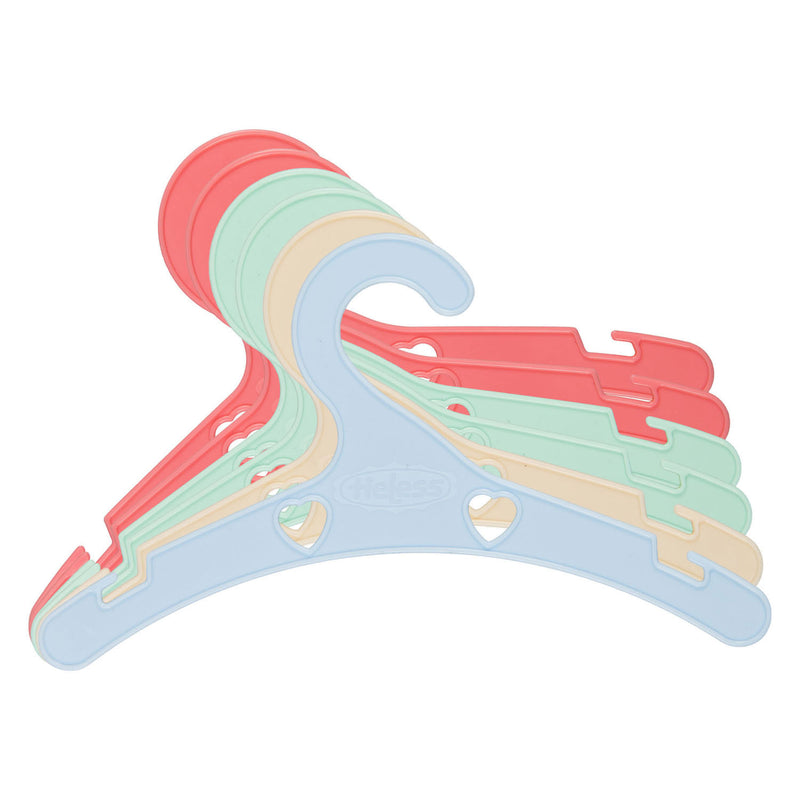 Load image into Gallery viewer, Heless poppenhangers pastelkleuren - 6st.
