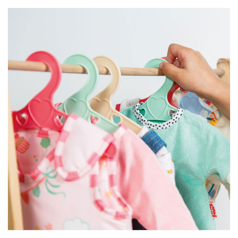 Load image into Gallery viewer, Heless poppenhangers pastelkleuren - 6st.
