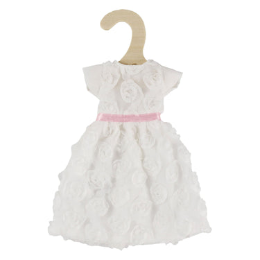 Heless witte jurk voor modepoppen - 29cm