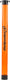 Bullpadel pick up tube badminton aangeefkoker - transparant oranje