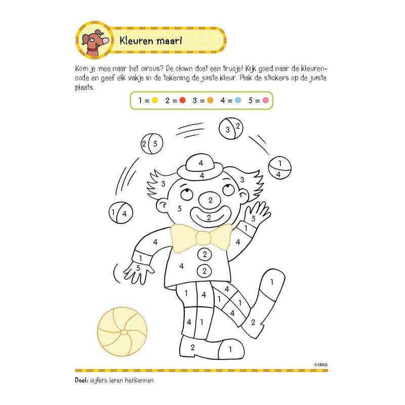 Load image into Gallery viewer, Deltas oefenboek met stickers - eerste telspelletjes (5-6 jaar)
