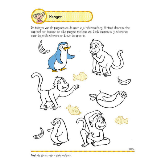 Deltas oefenboek met stickers-eerste telspel