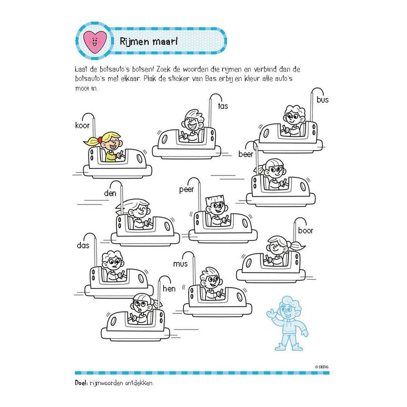 Load image into Gallery viewer, Deltas oefenboek met stickers- leuke lees
