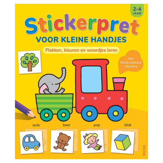 Deltas stickerpret voor kleine handjes, 2-4 jaar