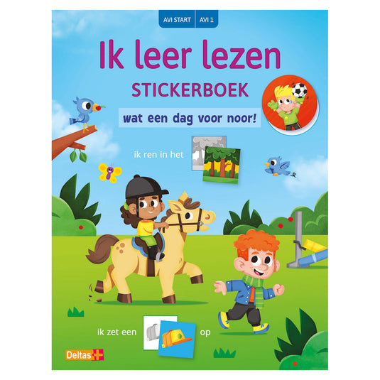 Deltas ik leer lezen stickerboek - wat een dag voor noor! avi start