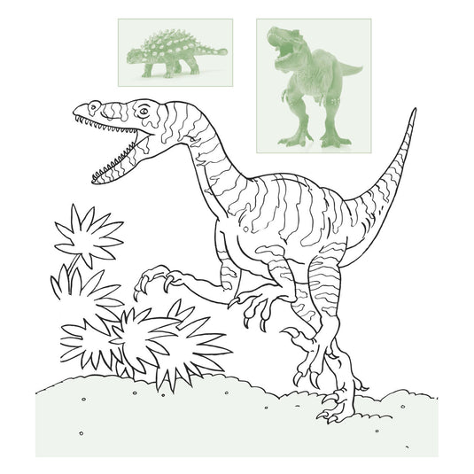 Deltas dino sticker parade