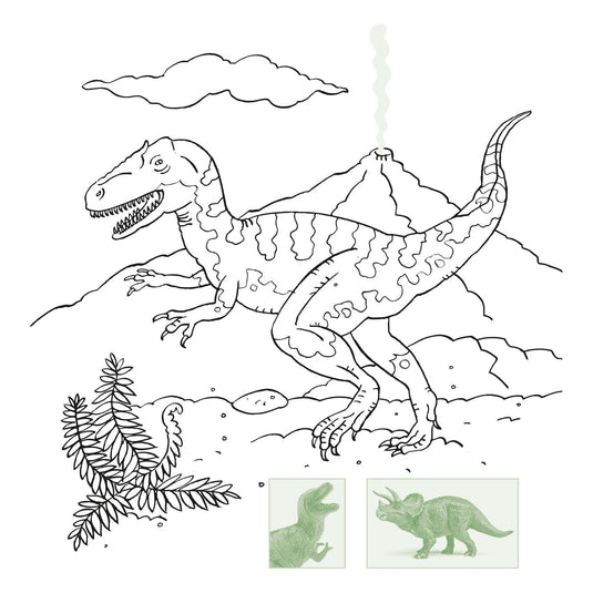 Deltas dino sticker parade