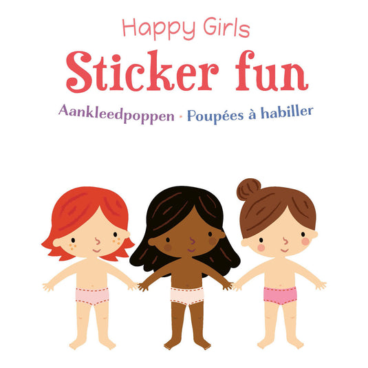 Deltas happy girls sticker fun - aankleedpoppen