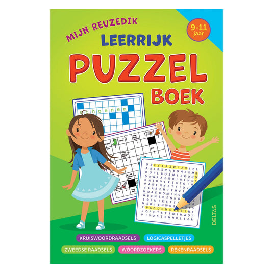 Deltas mijn reuzedik leerrijk puzzelboek (9-11 jaar)