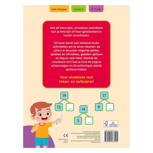 Deltas oefenpret met uitwasbare stift - ik leer rekenen