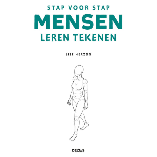 Deltas stap voor stap mensen leren tekenen hobbyboek