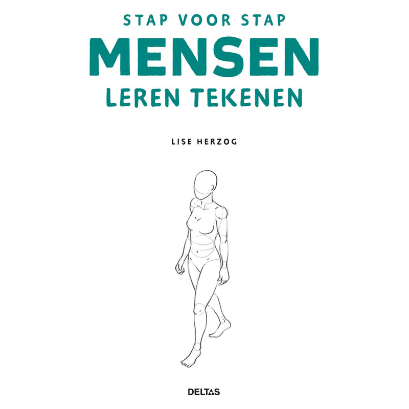Load image into Gallery viewer, Deltas stap voor stap mensen leren tekenen hobbyboek
