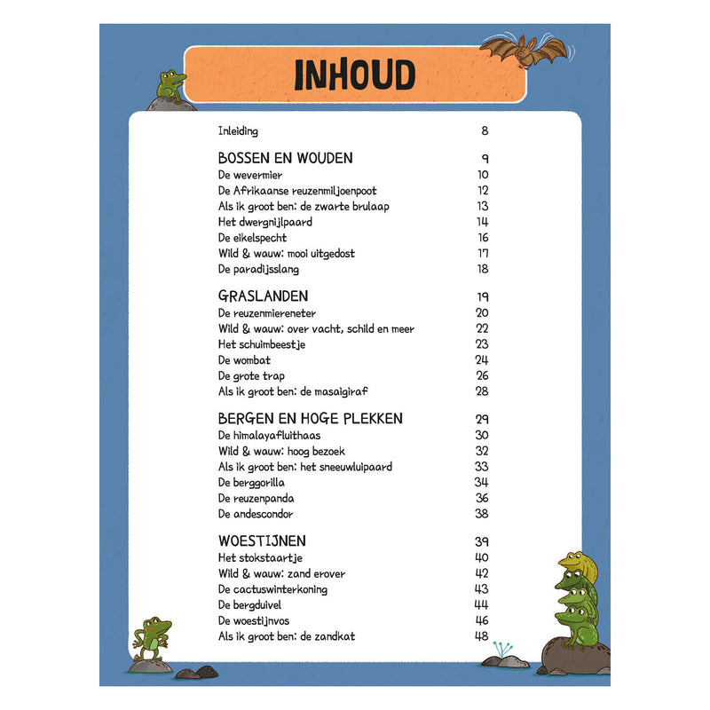 Load image into Gallery viewer, Deltas de waanzinnige wereld van de dieren kinderboek
