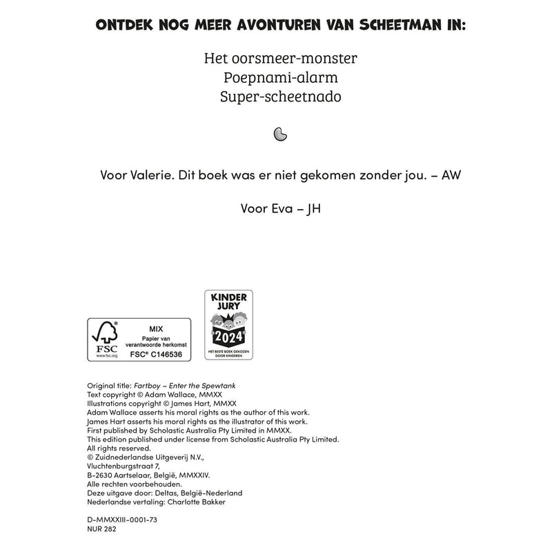 Load image into Gallery viewer, Deltas scheetman lost het op! de grote kotsboel kinderboek
