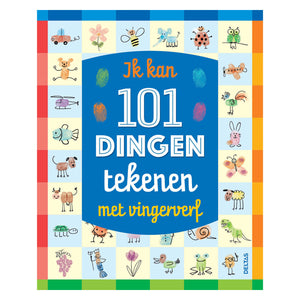 Deltas ik kan 101 dingen tekenen met vingerverf hobbyboek