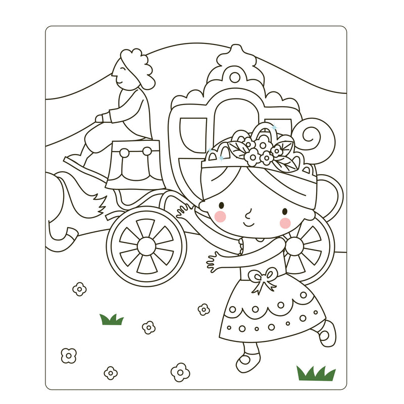 Load image into Gallery viewer, Deltas little princess sticker fun - aankleedpoppen stickerboek
