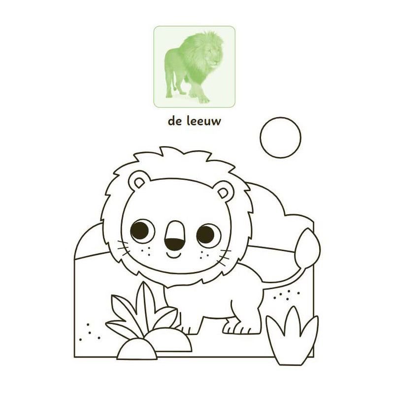 Load image into Gallery viewer, Deltas lieve dieren kleur- en stickerboek - 3-5 jaar
